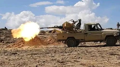 القوات المسلحة الجنوبية تستهدف تعزيزات عسكرية لمليشيا الحوثي شمال الضالع