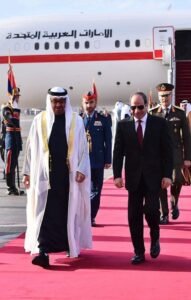 الرئيس السيسي يستقبل نظيرة الإماراتي الشيخ محمد بن زايد في قصر الاتحادية