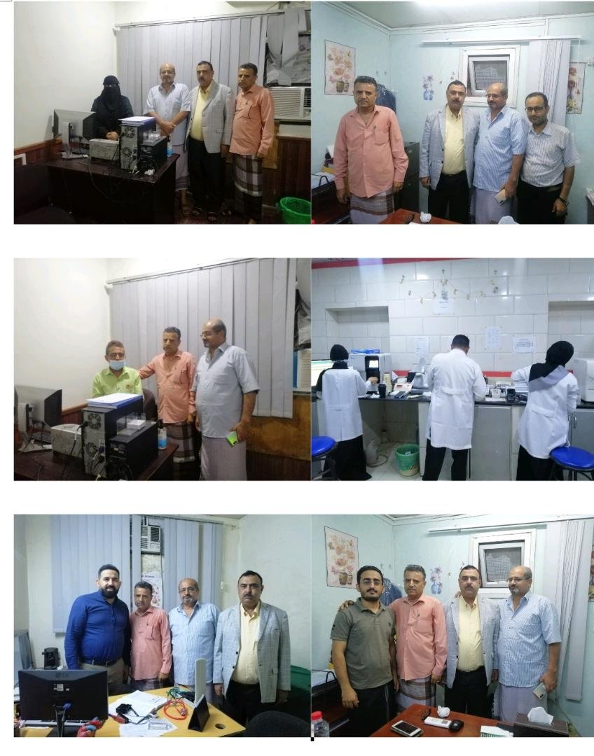 فريق جمعية الضالع الخيرية يزور العيادات المجانية في مستوصف شفاء عدن 