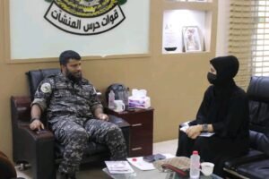 مدير الدائرة الصحية بالحزام الأمني يطلع على نشاط المركز الطبي لقوات حرس المنشآت