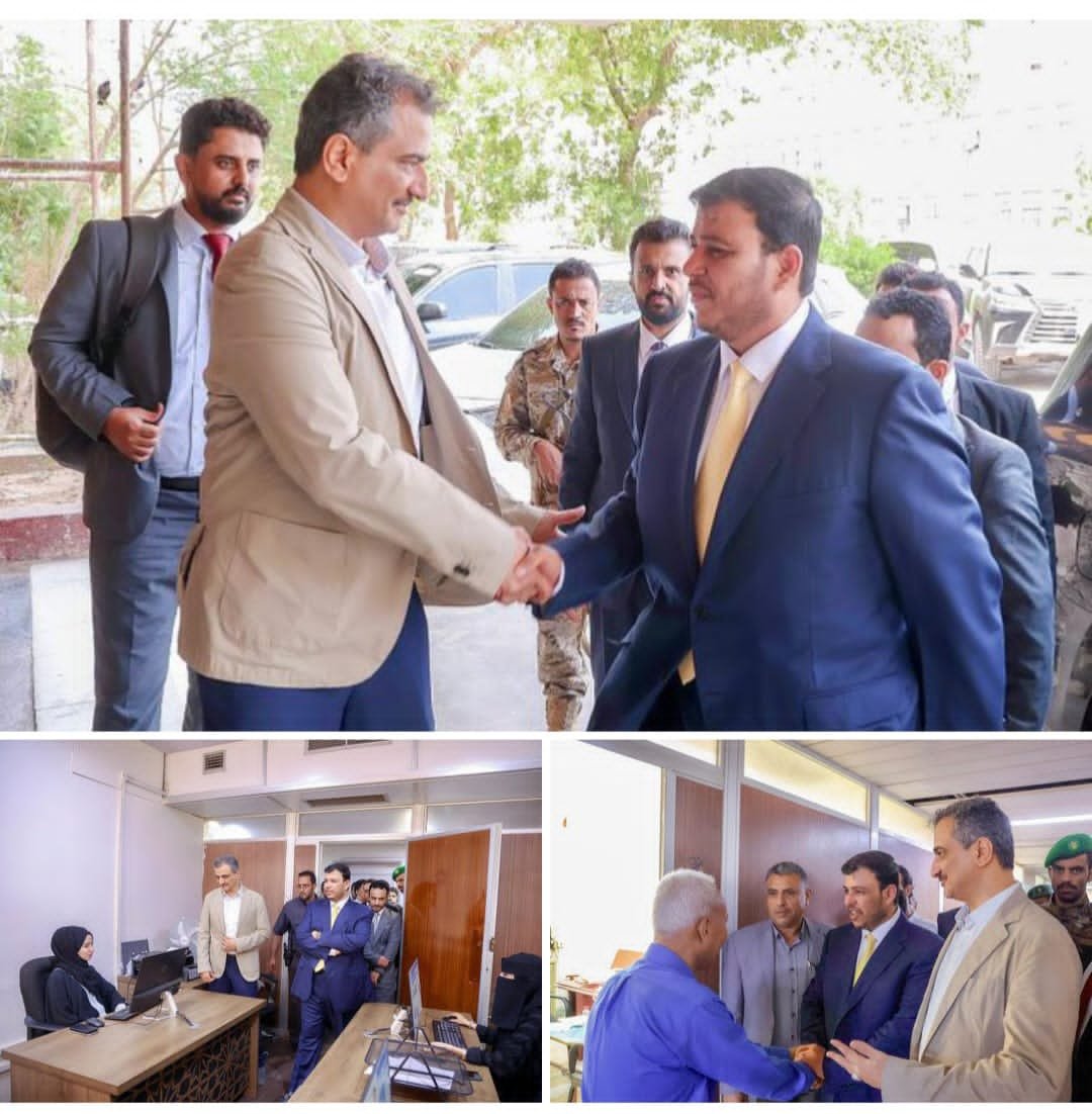 وزير الدولة لملس يستقبل عضو المجلس الرئاسي العليمي في ديوان العاصمة عدن