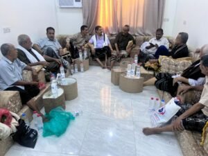 IMG 20240414 WA0057 - ادارية جمعية الضالع في زيارة عيدية لعدد من الشخصيات الوطنية والاجتماعية في العاصمة عدن