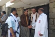 IMG 20240416 WA0086 - مدير عام مكتب الصحة بلحج يتفقد مستشفى طور الباحة لمتابعة الوضع الصحي 