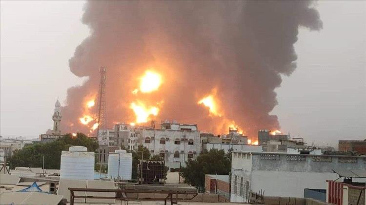1721492127 4598faaf 0103 4fd2 8d70 03f96e8fae1e - صور – القصف الإسرائيلي على مواقع الحوثيين بالحديدة