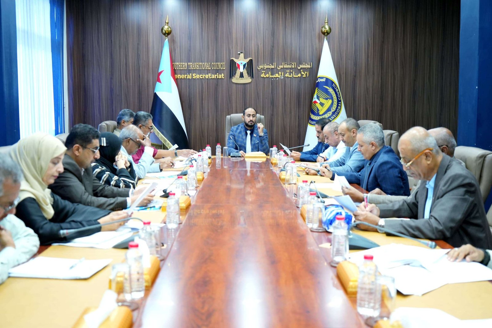 الأمانة العامة تناقش المشهد السياسي والحراك الشعبي الجماهيري المتصاعد في مخيمات الاعتصام