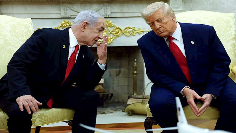 هل اتفقا ترامب ونتنياهو لتصعيد الضغط الأقصى الاقتصادي على إيران؟ 2026 2 11 17 14 59 459.webp