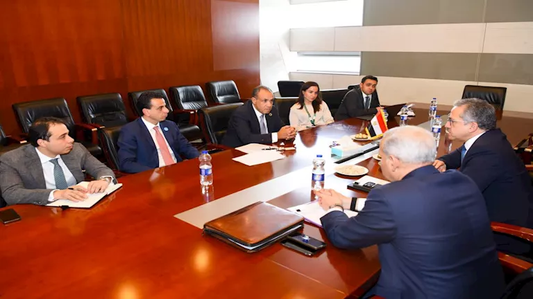 وزير الخارجية يلتقي مع الدكتور خالد العنانى مدير عام منظمة اليونسكو 2026 2 13 17 28 18 985.webp