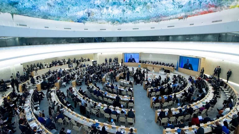 جلسة طارئة بـ"حقوق الإنسان" تندد بهجمات إيران.. ومطالبات عربية بوقف التصعيد فوراً 2025 9 15 16 42 24 511.webp