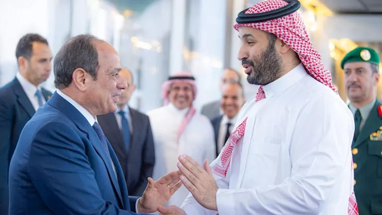 صحف ووكالات دولية تبرز زيارة الرئيس السيسي للبحرين والسعودية وتؤكد دعم مصر وتضامنها 2026 3 21 20 26 50 519.webp