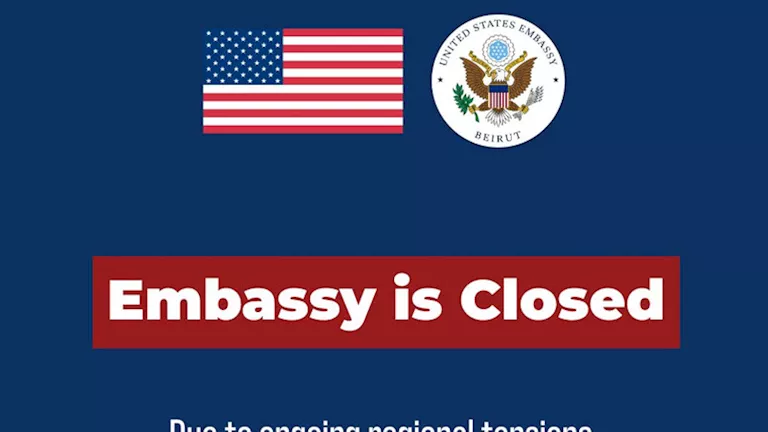 السفارة الأمريكية في لبنان تُعلن الإغلاق حتى إشعار آخر 2026 3 3 19 4 25 108.webp