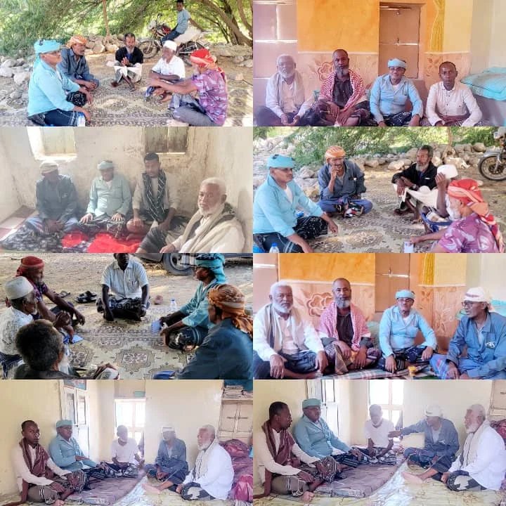 رئيس انتقالي حجر بحضرموت يزور أسر الشهداء والشخصيات المناضلة IMG 20260326 WA0055