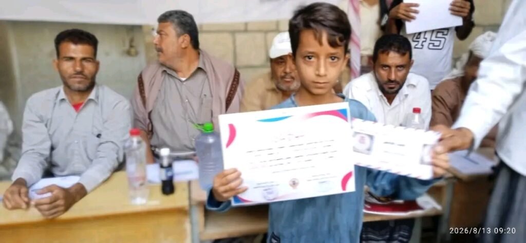 حفل تكريمي بهيج للمتفوقين الطلاب والمعلمين بمدرسة الصفأة الأساسية برعاية بن عبدالباقي والبوبكري بيافع 1786625333538