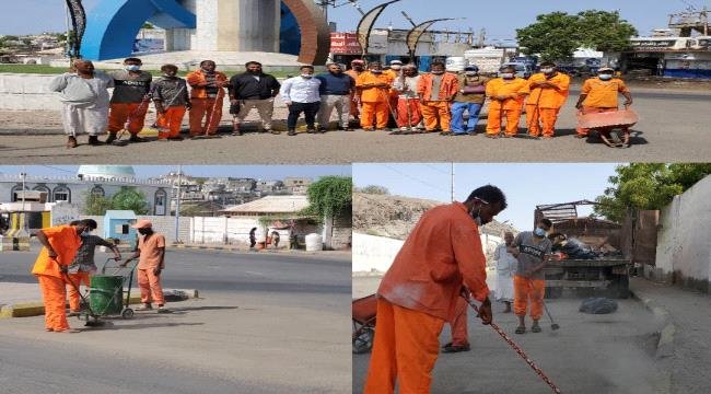استمرار حملات النظافة ورفع المخلفات في إحياء مديرية التواهي استمرار حملات النظافة ورفع المخلفات في إحياء مديرية التواهي